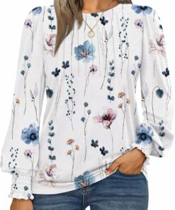 Floral Business Casual Blouse VI20