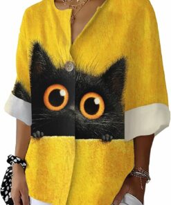 Graphic Cute Cat Tee VI14