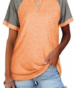 Women's Raglan Short Sleeve Crewneck Tee VI19